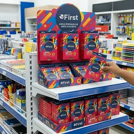 Lápis de Cor 12 Cores Big Triangular com Apontador
