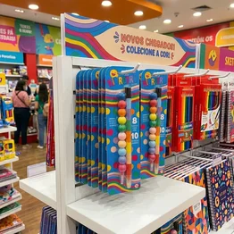 Kit Lapiseira + Giz de Cera Escolares Retrô com Pontas Trocáveis