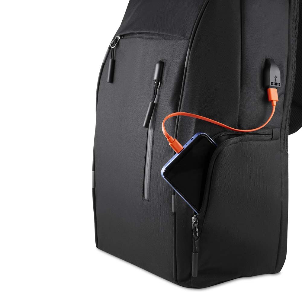 Mochila Notebook 15.6” 24L USB Engate para Mala Grande Preta