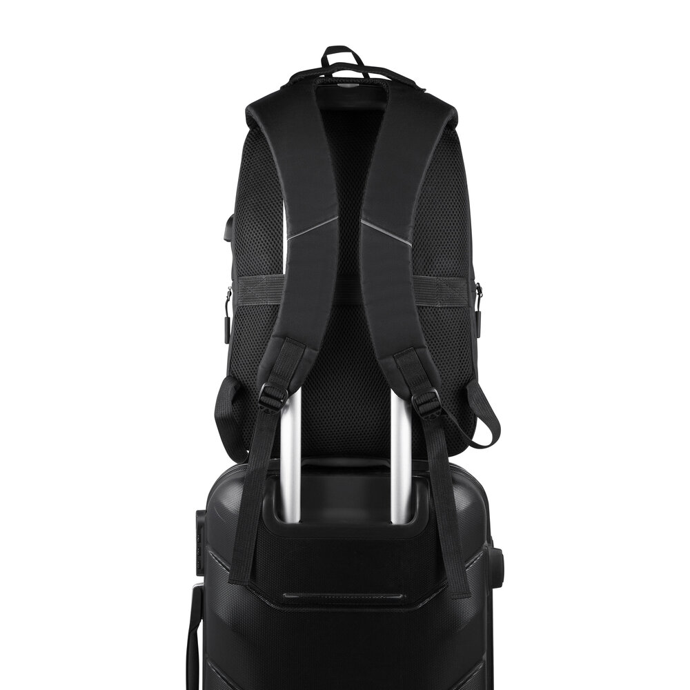 Mochila Notebook 15.6” 24L USB Engate para Mala Grande Preta