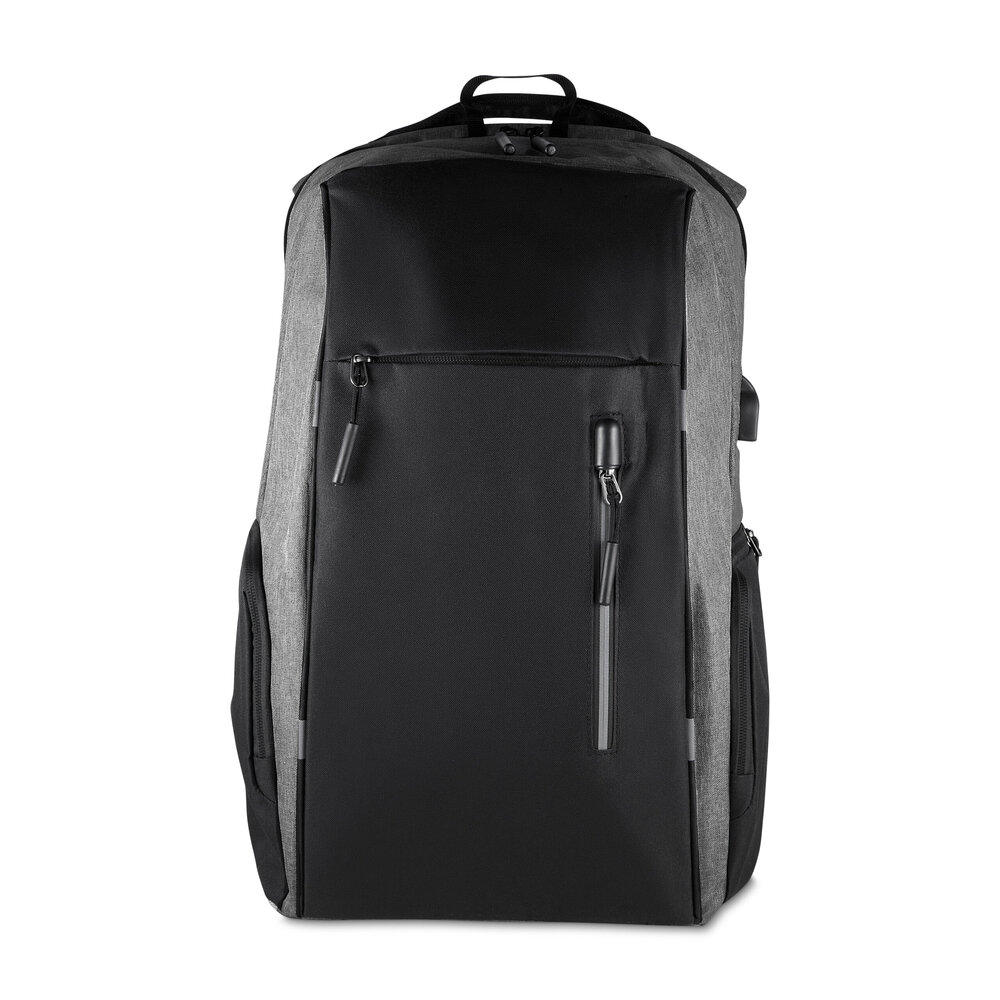 Mochila Notebook 15.6” 24L USB Engate para Mala Grande Cinza