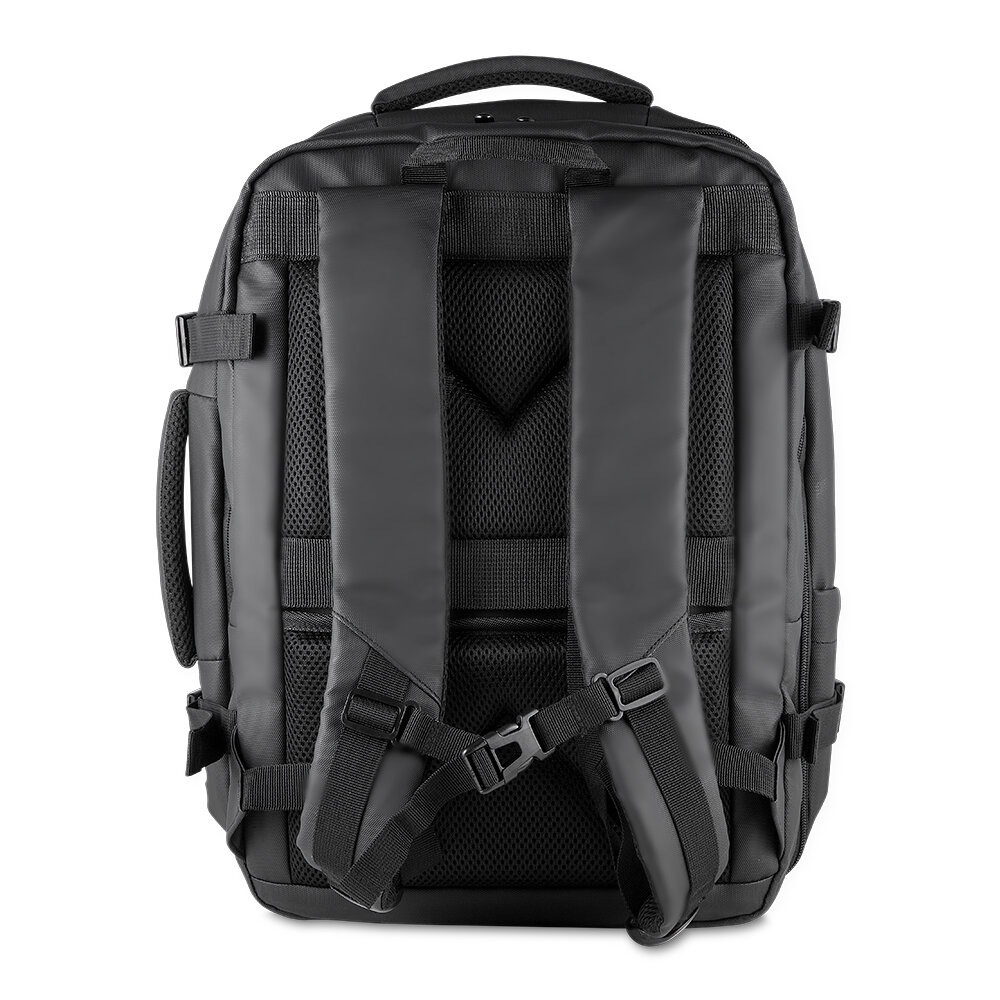 Mochila Mala com Bomba a Vácuo Expansível 31-45L USB Tipo-C