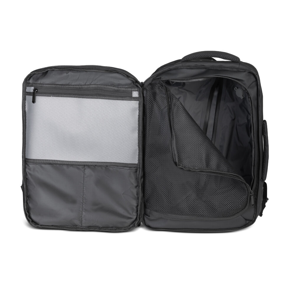 Mochila Mala com Bomba a Vácuo Expansível 31-45L USB Tipo-C