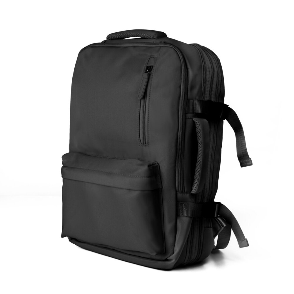 Mochila Pasta Notebook 15.6” Expansível 15-31L com USB Preta