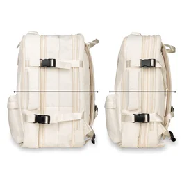 Mochila Pasta Notebook 15.6” Expansível 15-31L com USB Off White