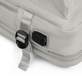 Mochila Pasta Notebook 15.6” Expansível 15-31L com USB Cinza