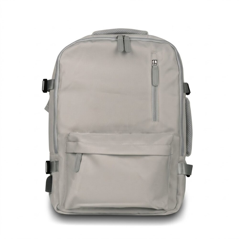 Mochila Pasta Notebook 15.6” Expansível 15-31L com USB Cinza