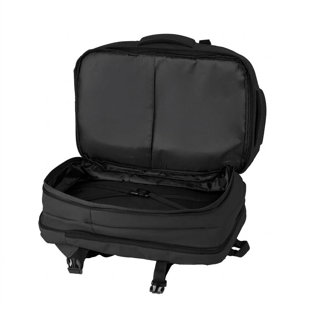 Mochila Pasta Notebook 15.6” Expansível 22-31L para Viagem Preta