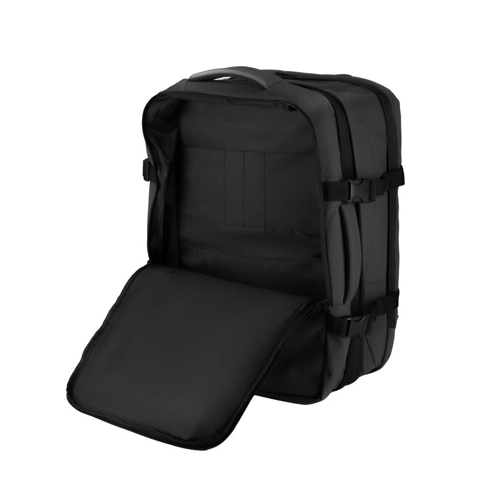 Mochila Pasta Notebook 15.6” Expansível 22-31L para Viagem Cinza
