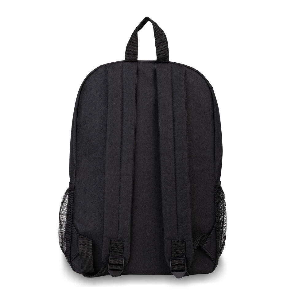 Mochila 16L com Bolso Frontal e Laterais para Laptop 15,6” Preta