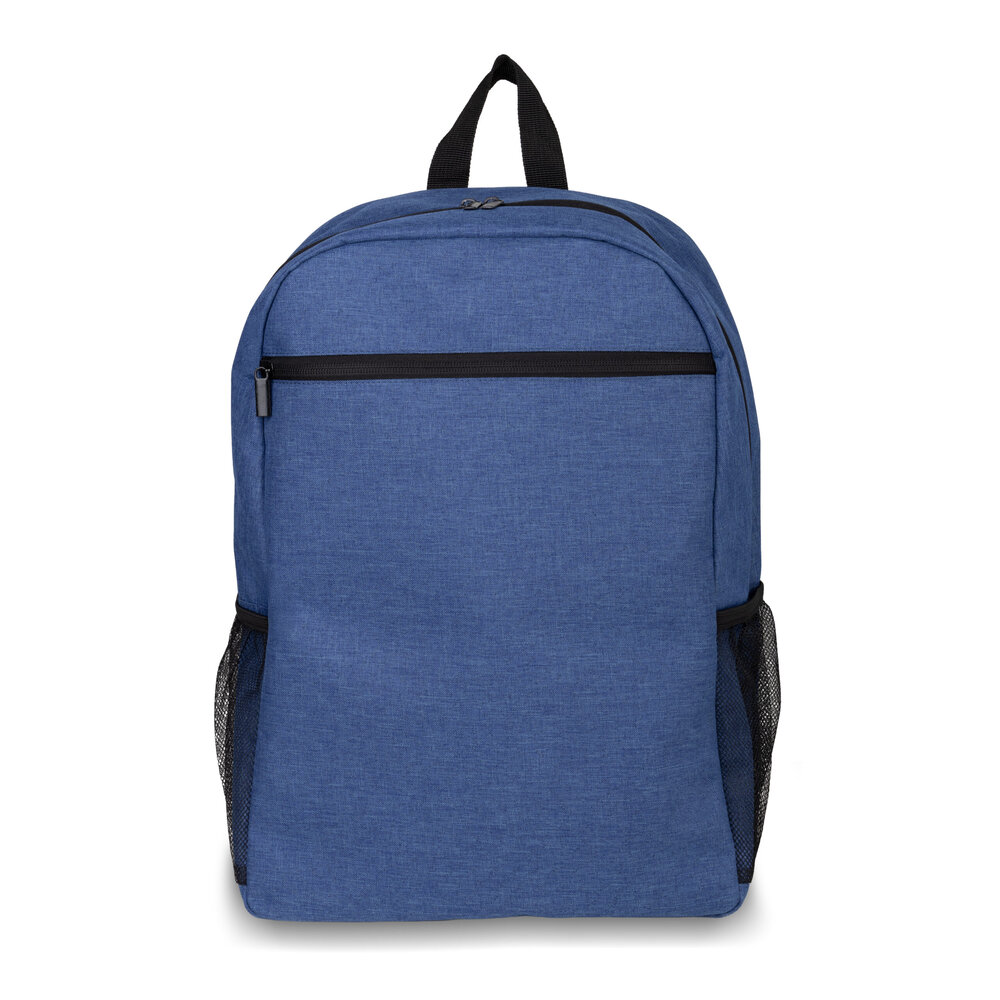 Mochila 16L com Bolso Frontal e Laterais para Laptop 15,6” Azul