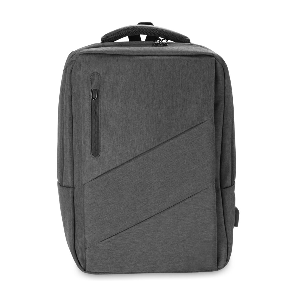 Mochila Notebook 15.6” Expansível 20-27L USB Engate de Mala Grafite
