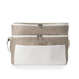 Bolsa Térmica 14L 2 Compartimentos Alça de Ombro Cooler Sustentável