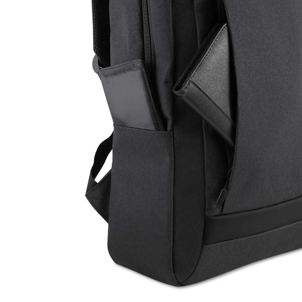 Mochila para Notebook 15.6” Poliéster 300D 13,5L Diversos Bolsos Preta