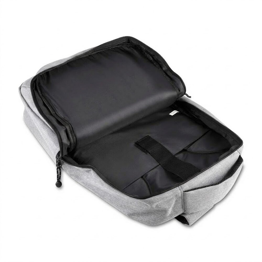 Mochila para Notebook 15.6” Poliéster 300D 13,5L Diversos Bolsos Cinza