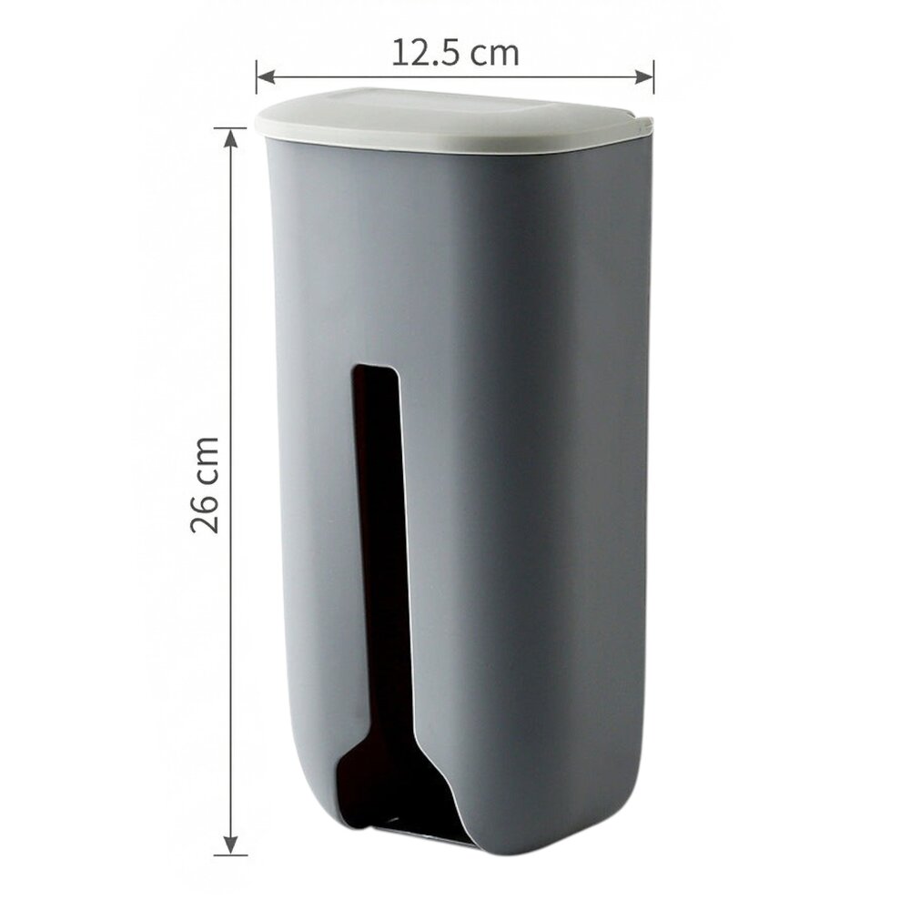 Puxa Saco Organizador de Sacolas Plástico 2L Cinza