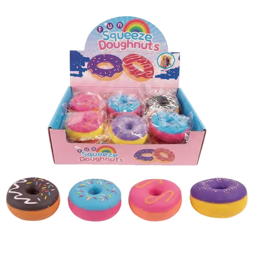 Kit Donuts de Apertar 12 Unidades Brinquedo Antiestresse