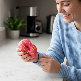 Kit Donuts de Apertar 12 Unidades Brinquedo Antiestresse