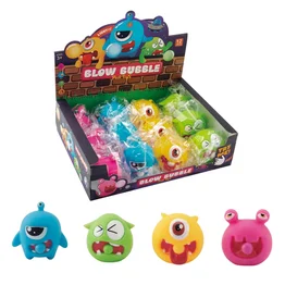 Kit Monstrinhos de Apertar 12 Unidades Brinquedo Antiestresse