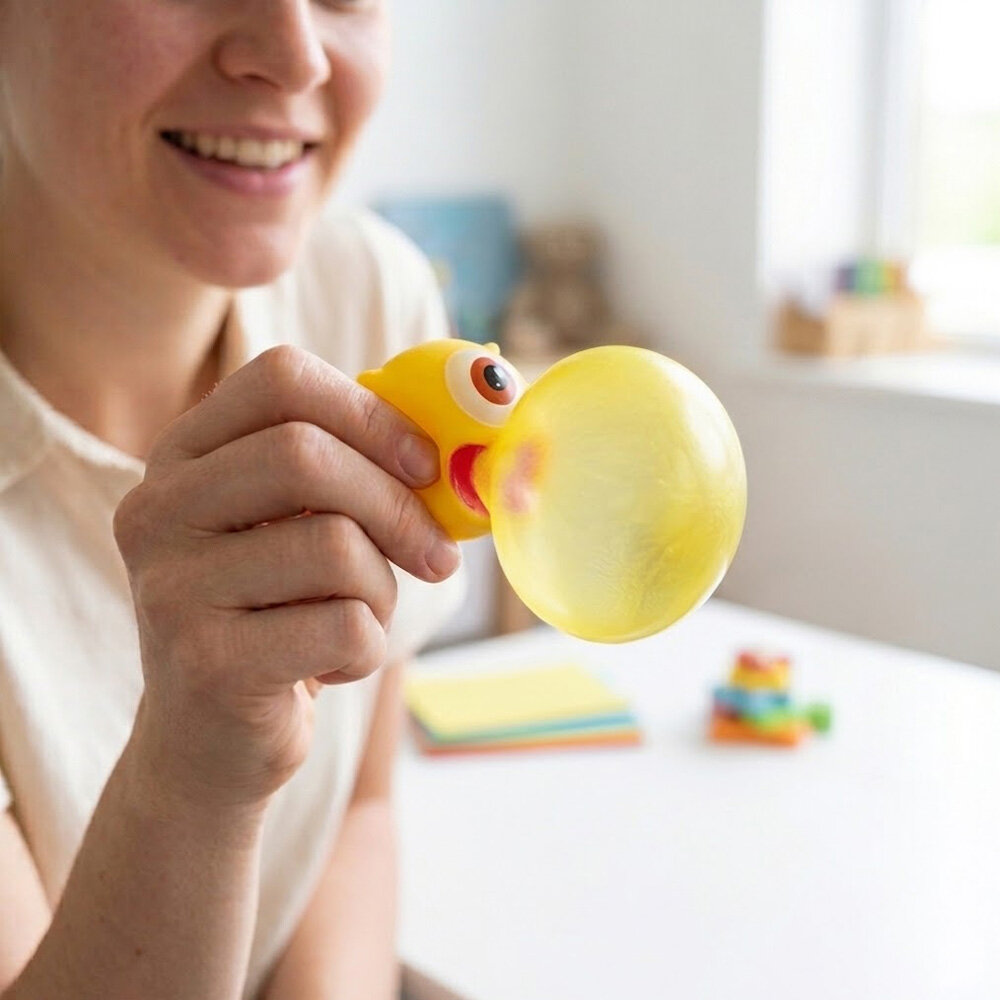 Kit Monstrinhos de Apertar 12 Unidades Brinquedo Antiestresse