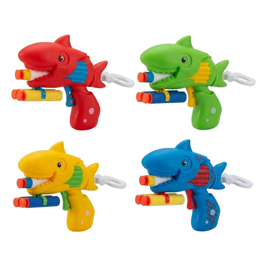 Pistola Lança Dardos Tubarão com Projéteis Infantil