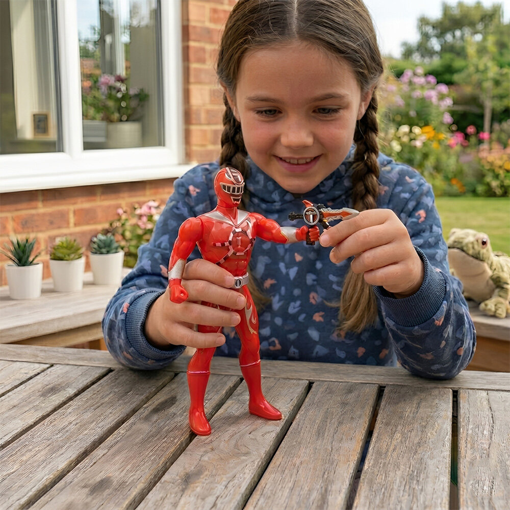 Boneco Herói com Luz 21cm Brinquedo Infantil 3+