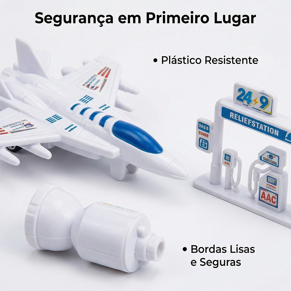 Kit Espaço Infantil Exploração Espacial com 10 Peças
