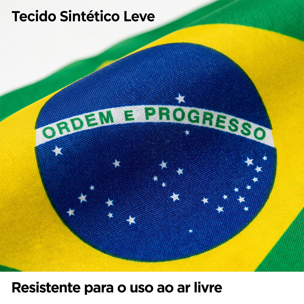 Bandeira do Brasil em Tecido 45x70cm Copa do Mundo Futebol