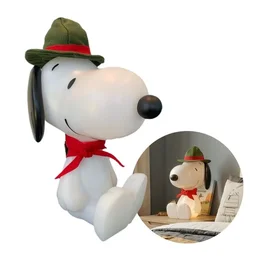 Luminária 3D Snoopy Escoteiro Luz Difusa Decoração Criativa