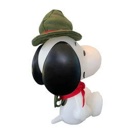 Luminária 3D Snoopy Escoteiro Luz Difusa Decoração Criativa