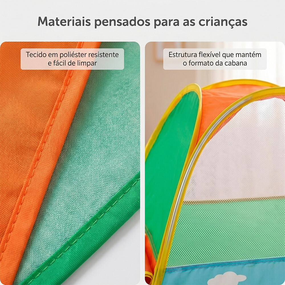 Barraca Tenda Infantil Animais em Nylon 85cm