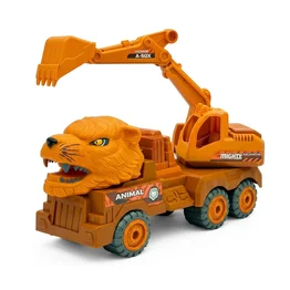Escavadeira Tigre Brinquedo Infantil Construção