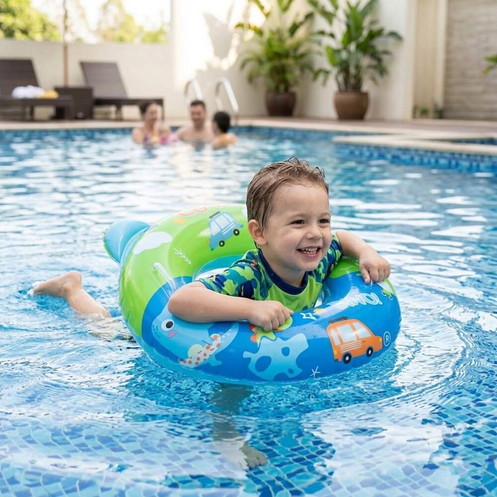 Boia Infantil Inflável 60cm Dinossauros Praia Piscina