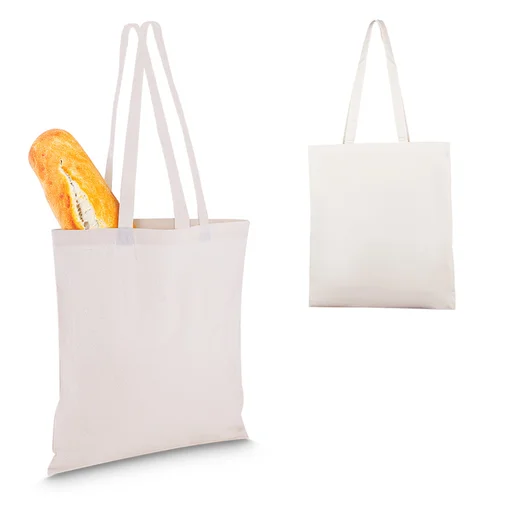 Bolsa Sacola em Algodão Branca 14L com Alça 32cm Grande