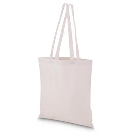 Bolsa Sacola em Algodão Branca 14L com Alça 32cm Grande