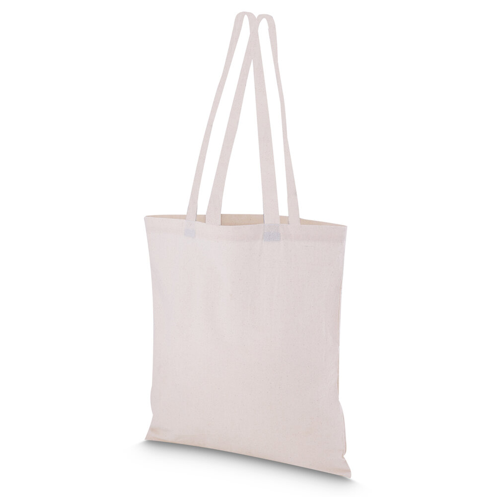 Bolsa Sacola em Algodão Branca 14L com Alça 32cm Grande