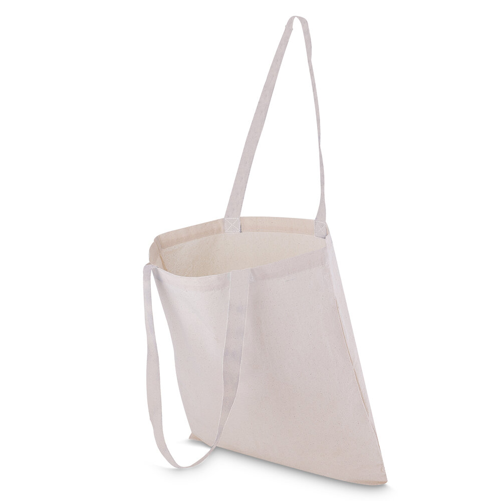 Bolsa Sacola em Algodão Branca 14L com Alça 32cm Grande