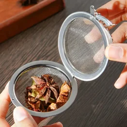 Infusor Filtro de Chá Globo 5cm Aço Inox Peneira