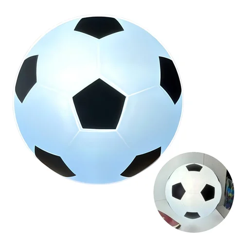 Luminária Bola de Futebol Decorativa Abajur Infantil Quarto
