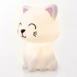 Luminária Gatinho Abajur Decorativo Quarto Infantil