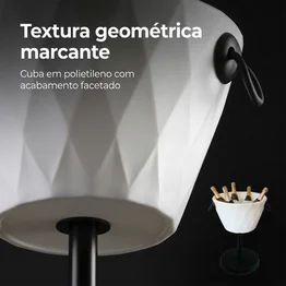 Champanheira Pedestal 25L Festas Até 8 Garrafas