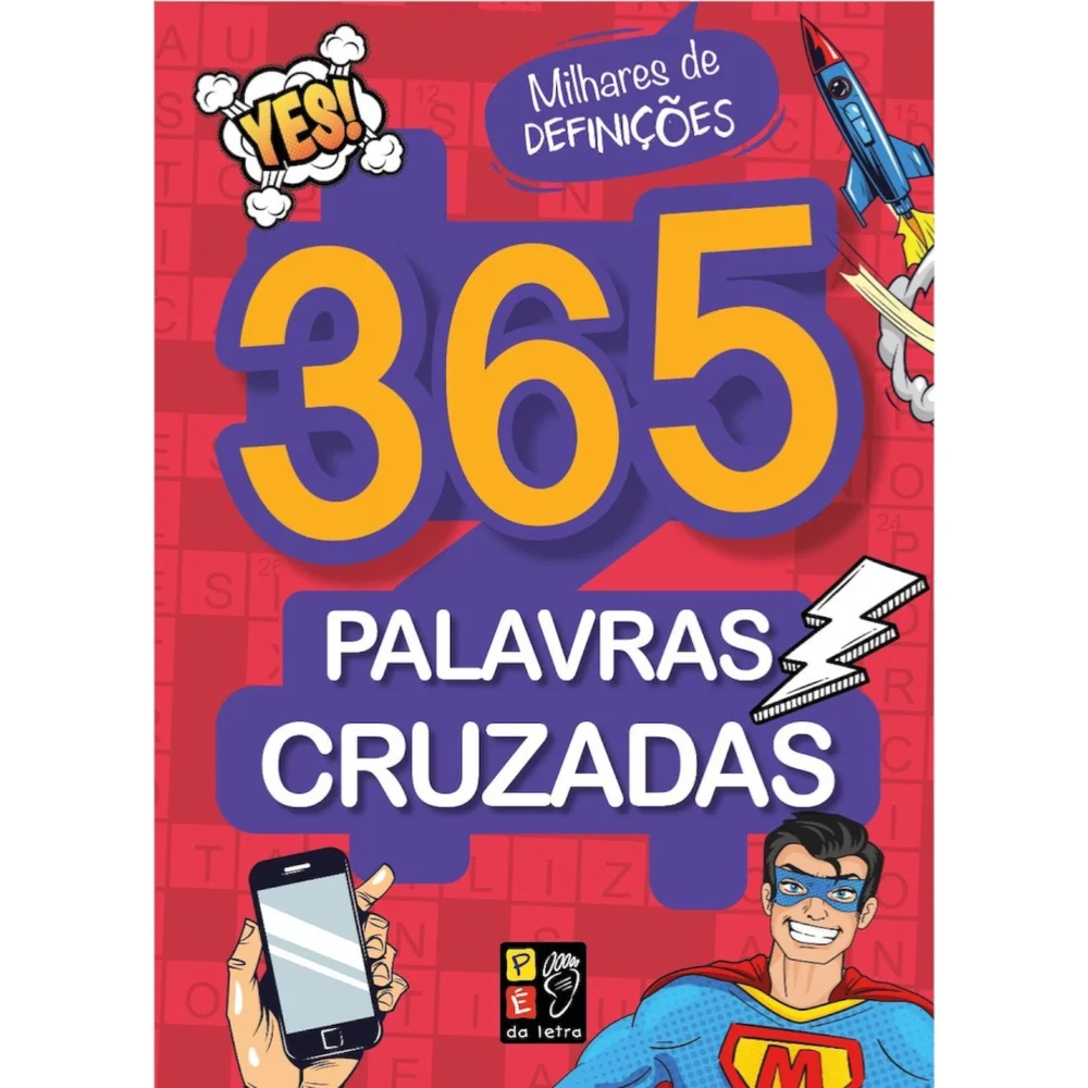 365 Palavras Cruzadas – Capa Vermelha (Venda Exclusiva)