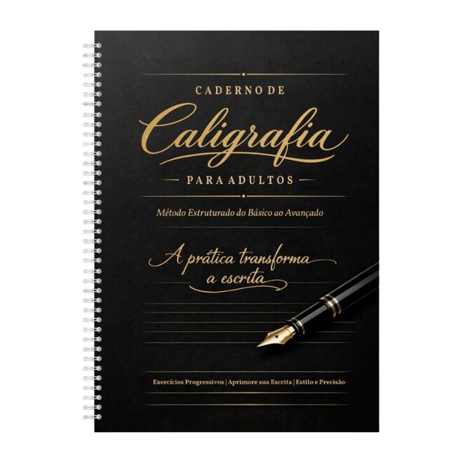 Caderno de Caligrafia para Adultos (Venda Exclusiva)