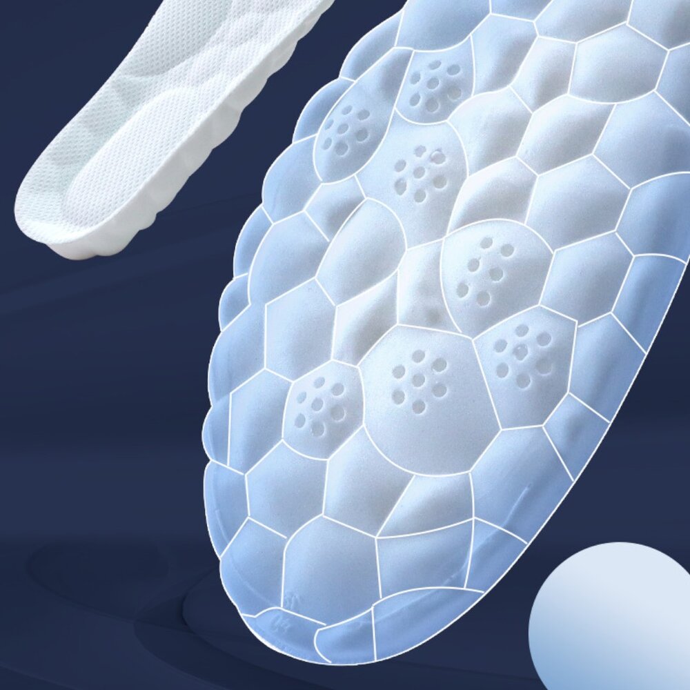 Palmilha Unissex Esportiva Reforçada Cinza Nº 41-42 Confortável Ajustável