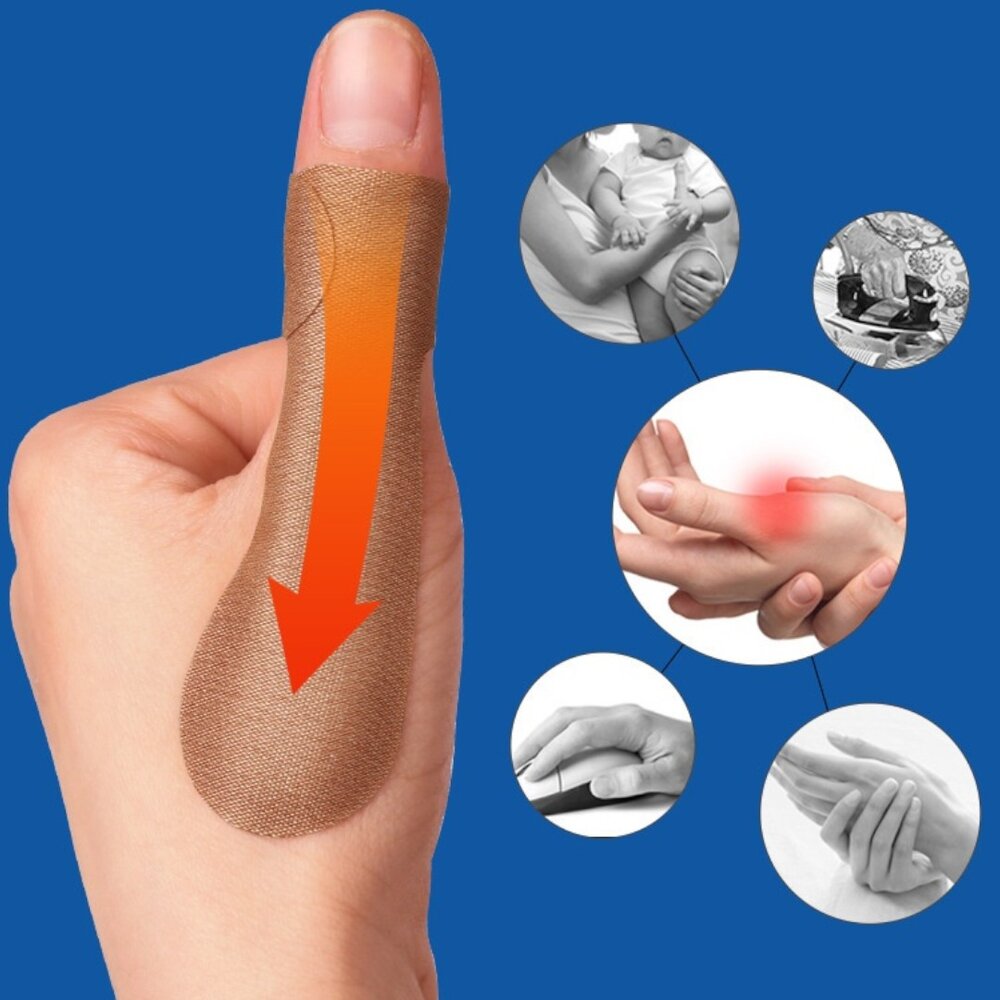 Fita Protetora para Dedos Bandagem Elástica para Alívio de Dor Articulação do Dedão