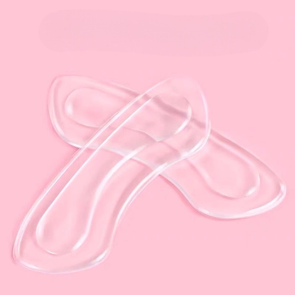 Protetor de Calcanhar Ajuste de Sapato Antiderrapante 9,8x3,4cm Adesivo Transparente