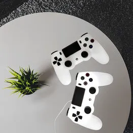 Luminária Controle PS4 Decoração Setup Luz Difusa - Bivolt