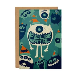Cartão Christmas Monsters
